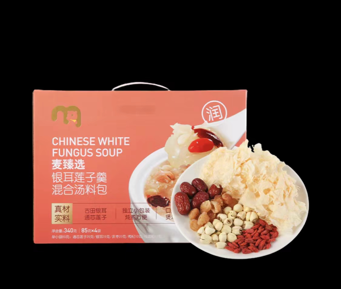 麦臻选银耳莲子羹混合汤料包85g*4 果汁饮料【行情 报价 价格 评测】